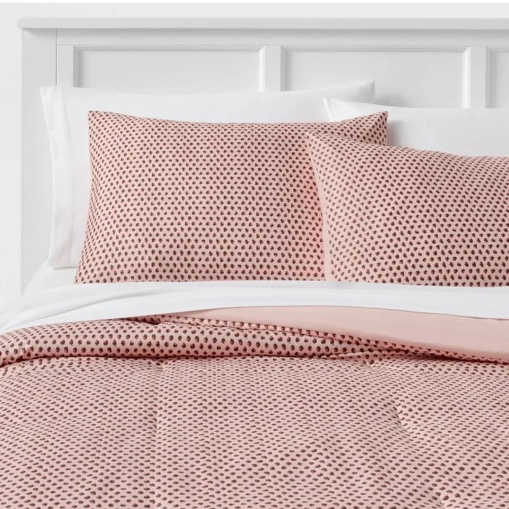 NWT room essentials twin/twin extra long 5 five piece comforter set reversible